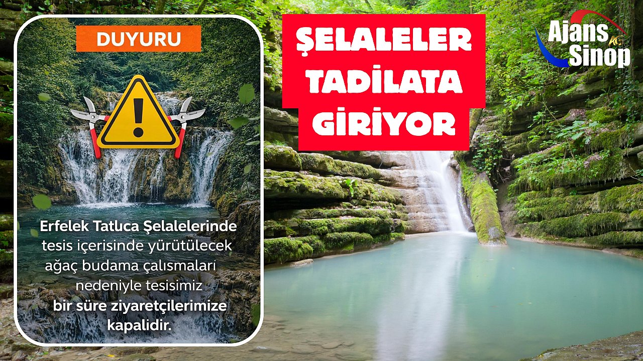 ŞELALELER TADİLATA GİRİYOR