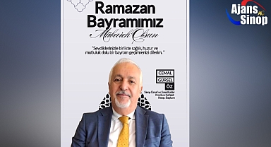 Sinop Esnaf ve Sanatkarlar Kredi ve Kefalet Kooperatifi Başkanı Cemal Gürsel ÖZ yayınladığı mesaj ile Ramazan Bayramını kutladı.