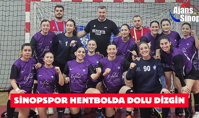 SİNOP SPOR HENTBOLDA DOLU DİZGİN