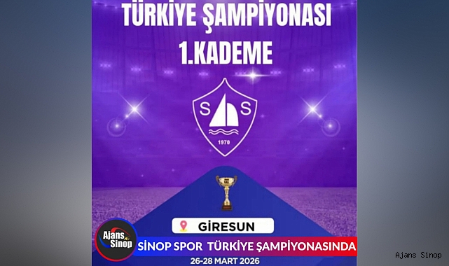 SİNOP SPOR U16 TÜRKİYE ŞAMPİYONASINDA