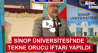 SİNOP ÜNİVERSİTESİ'NDE TEKNE ORUCU İFTARI YAPILDI