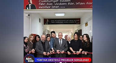 TÜBİTAK DESTEKLİ PROJELER SERGİLENDİ