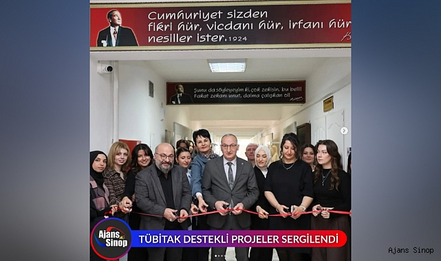 TÜBİTAK DESTEKLİ PROJELER SERGİLENDİ