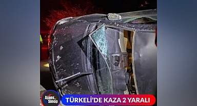 TÜRKELİ'DE KAZA 2 YARALI