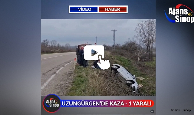 UZUNGÜRGEN'DE KAZA 1 YARALI