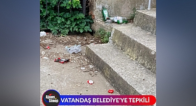 VATANDAŞ BELEDİYE'YE TEPKİLİ ARTIK SESİMİZİ DUYUN BURAYI TEMİZLEYİN