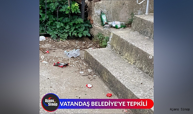 VATANDAŞ BELEDİYE'YE TEPKİLİ ARTIK SESİMİZİ DUYUN BURAYI TEMİZLEYİN