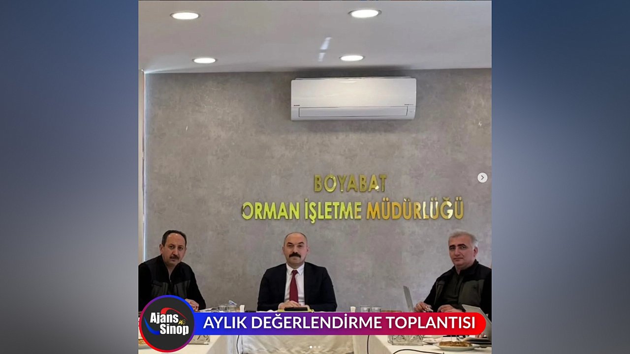 AYLIK DEĞERLENDİRME TOPLANTISI YAPILDI