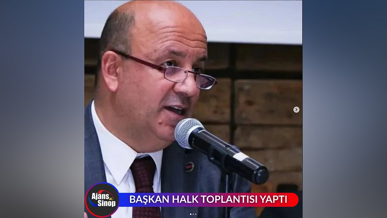 BAŞKAN HALK TOPLANTISI YAPTI