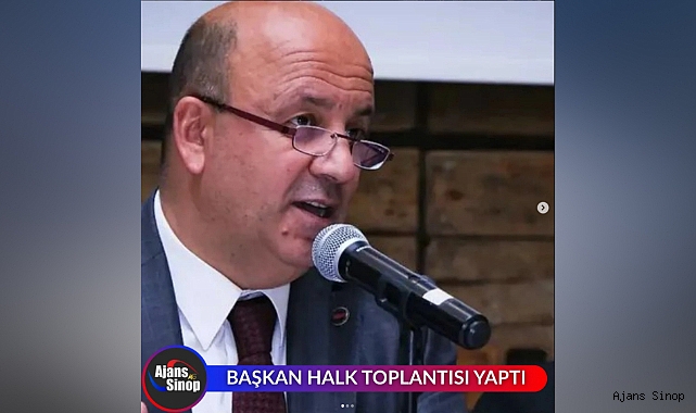 BAŞKAN HALK TOPLANTISI YAPTI
