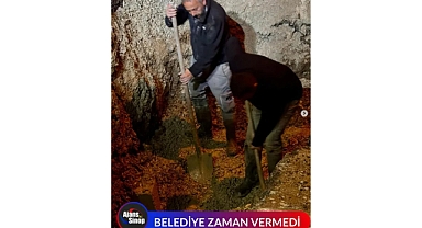 BELEDİYE ZAMAN VERMEDİ