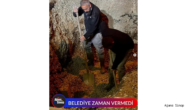BELEDİYE ZAMAN VERMEDİ