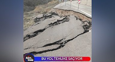 BU YOL TEHLİKE SAÇIYOR