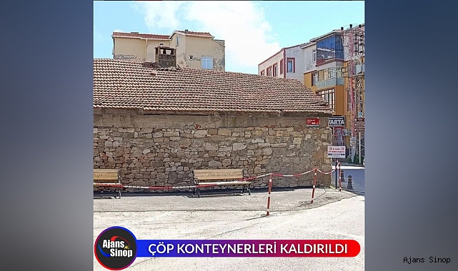 ÇÖP KONTEYNERLERİ KALDIRILDI