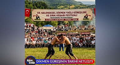 DİKMEN GÜREŞİNİN TARİHİ NETLEŞTİ