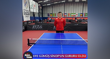 EFE GÜMÜŞ SİNOP'UN GURURU OLDU