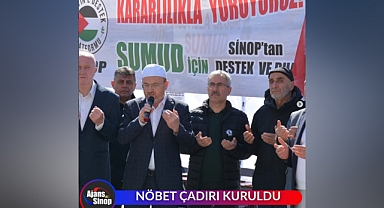NÖBET ÇADIRI KURULDU
