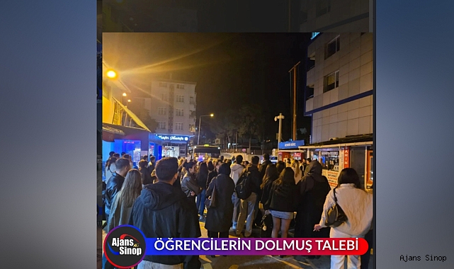 ÖĞRENCİLERİN DOLMUŞ TALEBİ