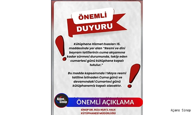 ÖNEMLİ AÇIKLAMA