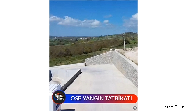 OSB'DE YANGIN TATBİKATI