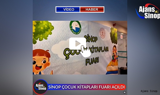 SİNOP ÇOCUK KİTAPLARI FUARI AÇILDI