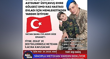 SİNOPLU METEHAN YARDIM BEKLİYOR