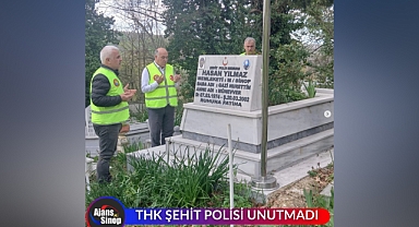 THK ŞEHİT POLİSİ UNUTMADI