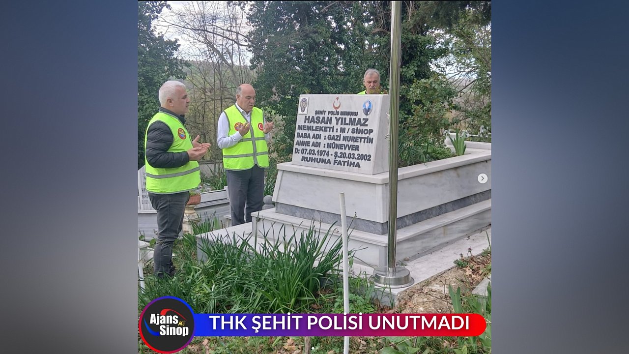 THK ŞEHİT POLİSİ UNUTMADI