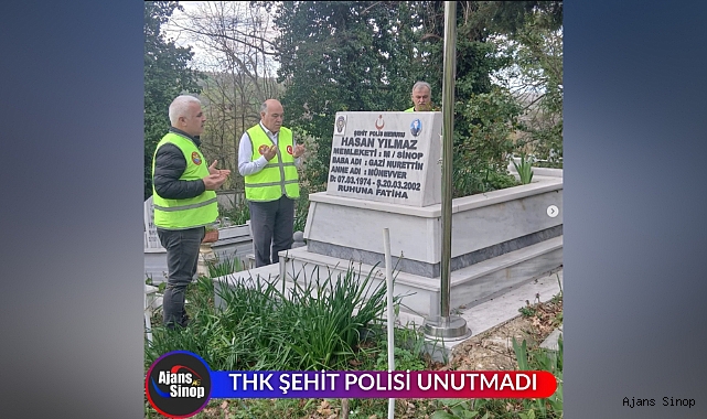 THK ŞEHİT POLİSİ UNUTMADI