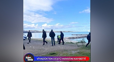 VİYADÜKTEN DÜŞTÜ HAYATINI KAYBETTİ