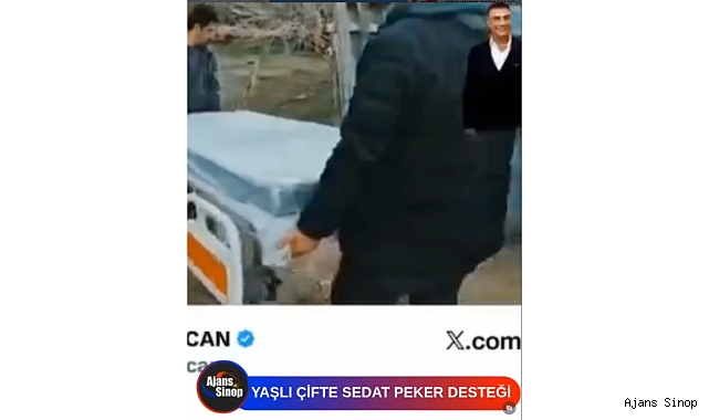 YAŞLI ÇİFTE SEDAT PEKER DESTEĞİ