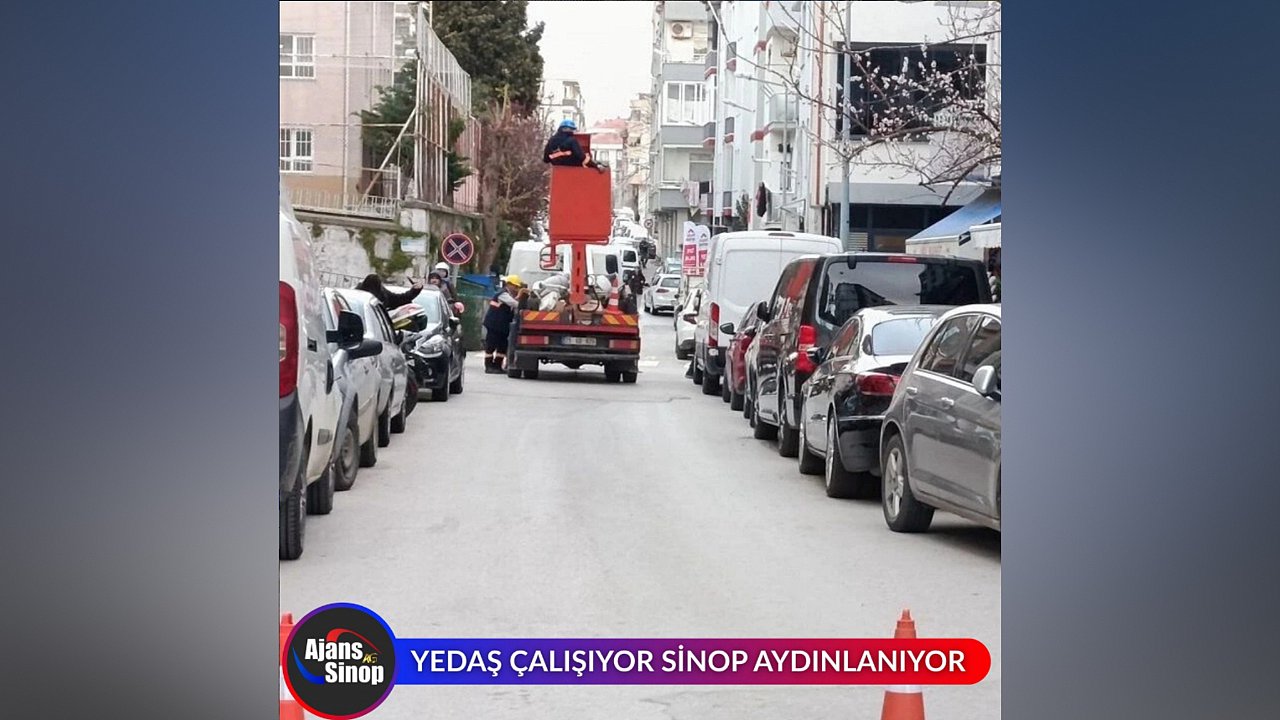 YEDAŞ ÇALIŞIYOR SİNOP AYDINLANIYOR