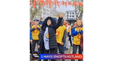 1 MAYIS SİNOP'TA KUTLANDI