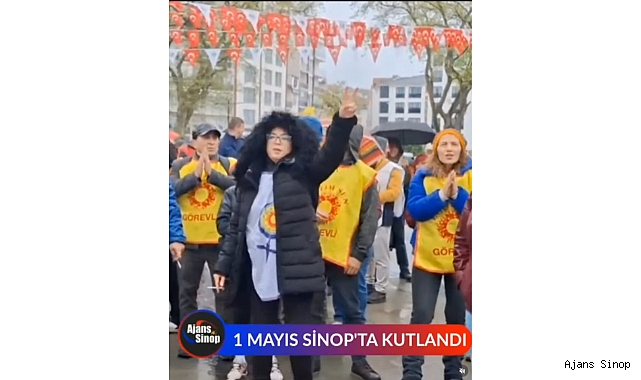1 MAYIS SİNOP'TA KUTLANDI