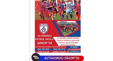 ALTINORDU FUTBOL OKULU SİNOP'TA