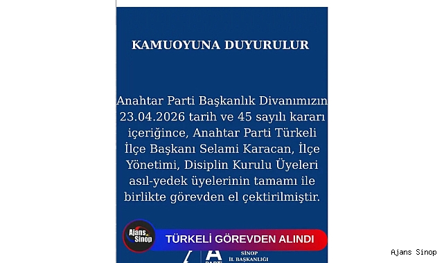 KAMUOYUNA DUYURULUR