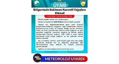 METEOROLOJİ UYARDI