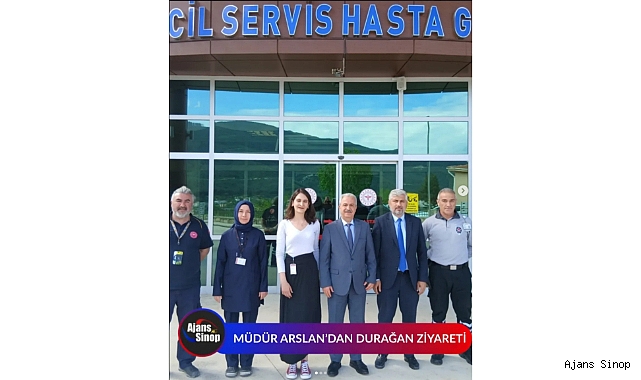 MÜDÜR ARSLAN'DAN DURAĞAN'A ZİYARET