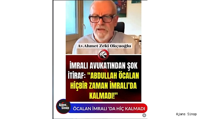 ÖCALAN İMRALI'DA HİÇ KALMADI