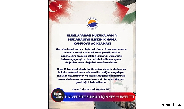 ÜNİVERSİTE SUMUD İÇİN SES YÜKSELTTİ