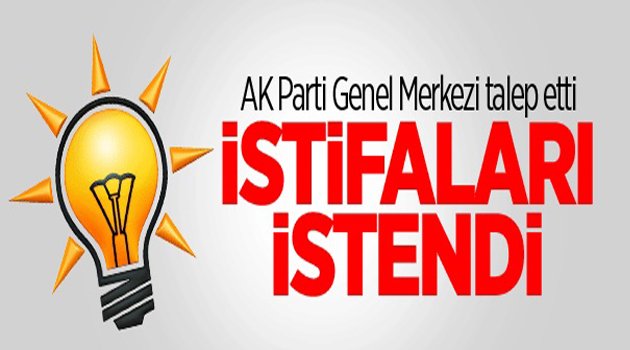AK Parti İl Yönetimi İstifa Etti