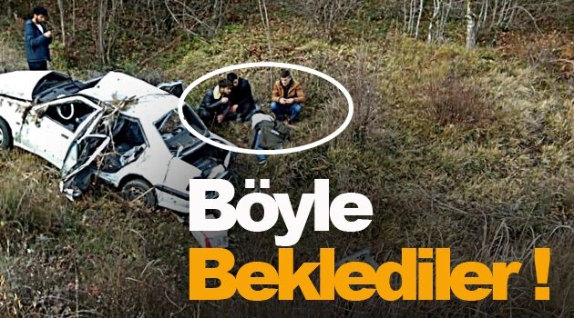 Ambulansı böyle beklediler !