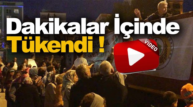 Binlerce Fidan Dakikalar İçinde Tükendi !