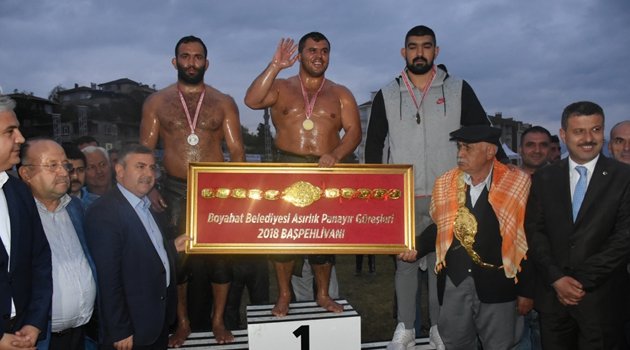 Boyabat Belediyesi Yağlı Güreşleri Sona Erdi