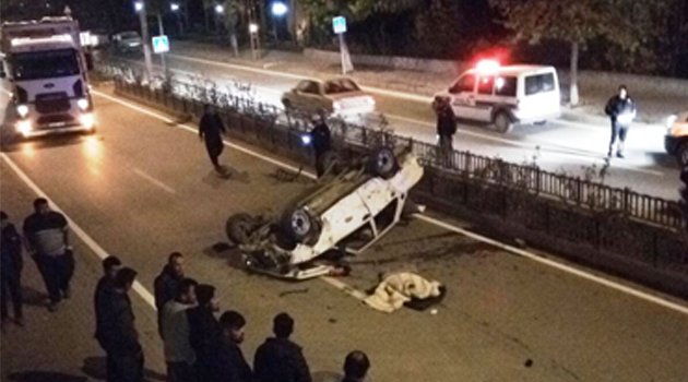 Boyabat'ta trafik kazası: 2 yaralı