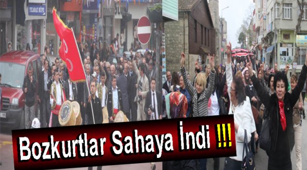 BOZKURTLAR SAHAYA İNDİ !!!