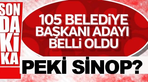 CHP Adayları Belli Oldu !