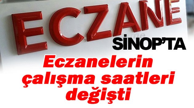 Eczacılar Odası Duyurdu!