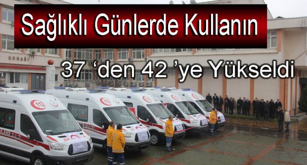 En Yaşlı İl Sinop'a Ambulans Takviyesi