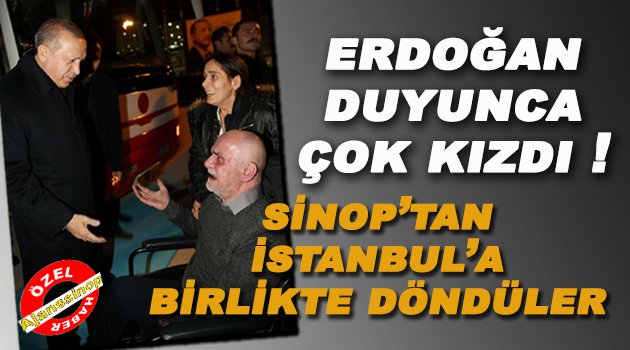 Erdoğan'ın Sinop Ziyaretinden İlginç Detay !